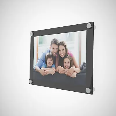 A4 Acrylic Photo Poster Frame Kit With Black Back Panel • £10.99