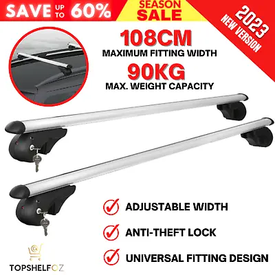 Roof Racks | For Holden Trax WITH Factory Fitted Rails 2013 On Car Top Cross Bar • $149.99