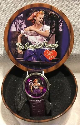 I Love Lucy “The Grapes Of Laugh” Watch In Tin 2008 By Avon • $17