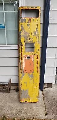 Vintage Yellow Gas Pump Panel • $195