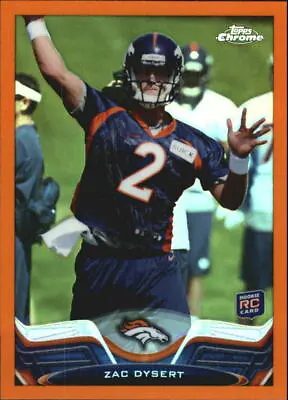 2013 Topps Chrome Orange Refractors Football Card Pick • $2