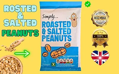 Roasted And Salted Peanuts High Quality Premium Tasty Nuts FAST & FREE DELIVERY • £6.50