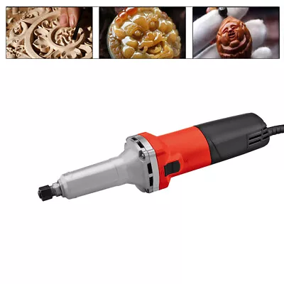 600W Electric Straight Die Grinder Handheld Variable Speed Grinding Machine 6mm • £46.98