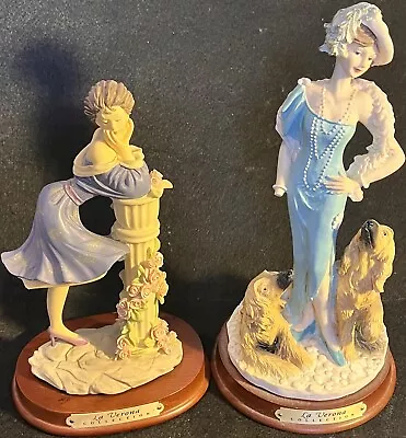 Vintage La Verona Collection 2 Elegant Lady Figurines Each Missing A Limb! Sad! • $14.99