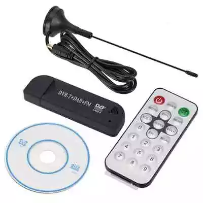 USB2.0 Digital DVB-T SDR+DAB+FM HDTV TV Tuner Receiver Stick HE RTL2832U & R820T • $16.99