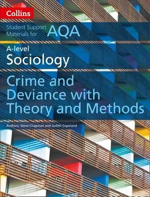AQA A Level Sociology Crime And Deviance With Theory And Methods GC English Chap • £18.40