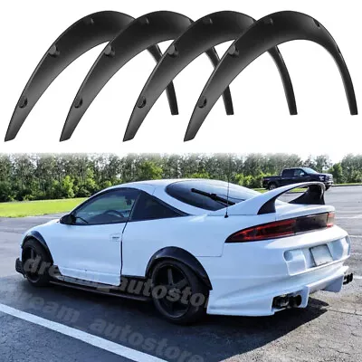 4X 4.5  Fender Flares Extra Wide Wheel Arches For Mitsubishi Eclipse Spyder GT • $69.34