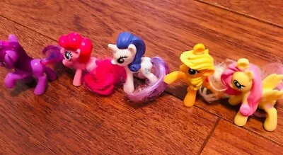 MY LITTLE PONY LOT Toy Fun Horse Horn Mane Wings Group Colorful Pink Orange Blue • $6.50