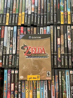 Legend Of Zelda Wind Waker Original Case Artwork ONLY Gamecube - NO GAME MANUAL • $29.95