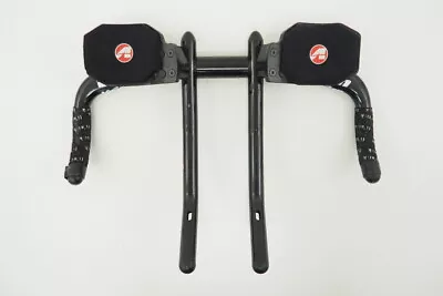 Vision Trimax Pro Aluminum TT/Triathlon Bike J-Bend Aerobars 420mm Width • $79.99