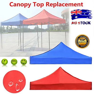 420D Garden BBQ Gazebo Top Cover Cloth Roof Replacement Tent Canopy 2x2m 3x3m • $12.99