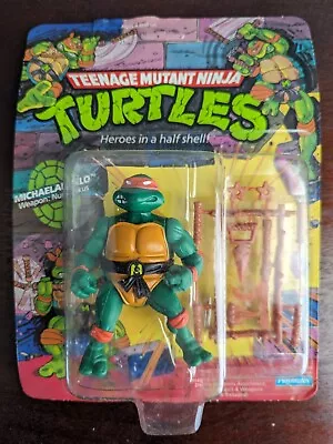 1988  Michaelangeo  TMNT Unpunched 10-back Action Figur - Factory Sealed • $185