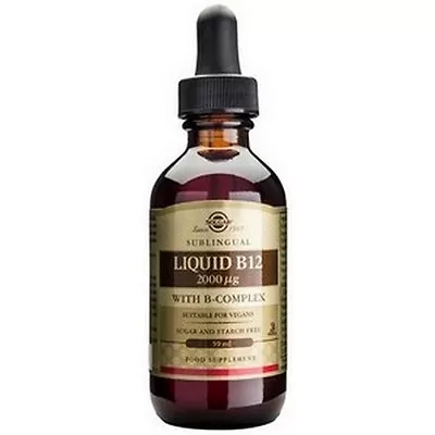 £18.29 • Buy Solgar Liquid B12 2000 Ug With B-Complex 59ml