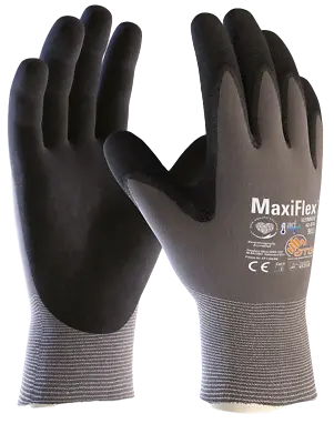 3 Pairs ATG MaxiFlex Ultimate Work Gloves Nitrile Foam Touchscreen Compatible • £14.99