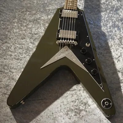 New 2020 Epiphone Flying V Type Electric Guitar Olive Drab Green With Soft Case • $1199