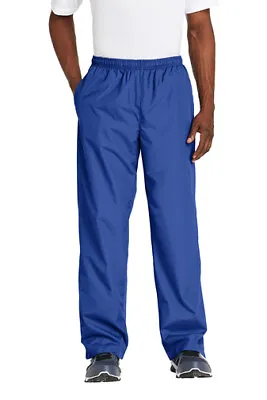 Sport-Tek Men's Athletic Pants Water Wind Resistant Pockets Track Light PST74 • $24.26