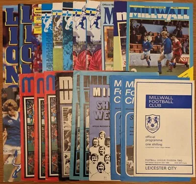 Millwall Home Programmes • £1.50