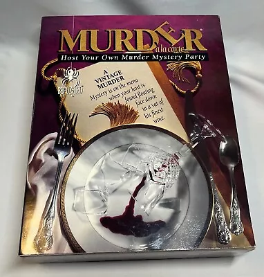 Murder A La Carte: A Vintage Murder Mystery Party Game 6 Players Dinner Party • $69.99