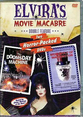 Mistress Elvira Horror Movie Macabre: Doomsday Machine/Washington Werewolf (DVD) • $5.99
