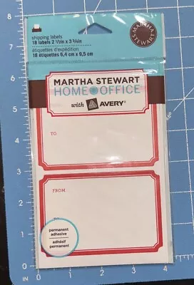 MARTHA STEWART Shipping  LABELS 72462 • $6.99