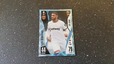 Match Attax Extra 2023/24 No-79 Said Benrahma (west Ham) Crystal Parallel Mint  • £1.95