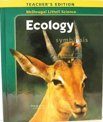MCDOUGAL LITTELL SCIENCE: TEACHER'S EDITION GRADES 6-8 - Hardcover **Excellent** • $16.49