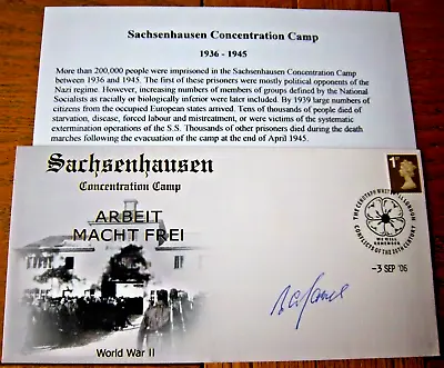 £0.99 • Buy Great Escaper Sqd Ldr Bertram 'jimmy' James Mc Signed Sachsenhausen Cover