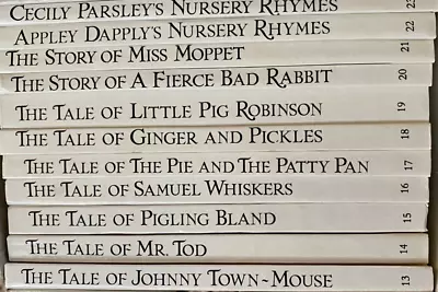 Vintage Set (11) 13-23 The Peter Rabbit Library By Beatrix Potter • $39.28