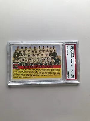 1956 Topps Philadelphia Eagles Team Card #40 PSA EX-MT 6 • $10