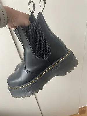 £65 • Buy Size 5 Dr Martens 2976 Quad Smooth Leather Platform Chelsea Boots