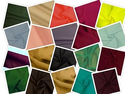 Premium Chiffon Polyester Dress Drapery Clothing Fabric 58-60  Wide 47 Colors • $4.95