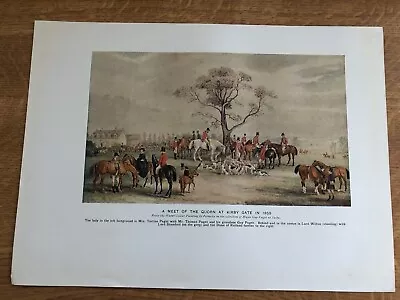 1926 Print - A Meet Of The Quorn At Kirby Gate In 1859 ( Hunting ) • £12.99