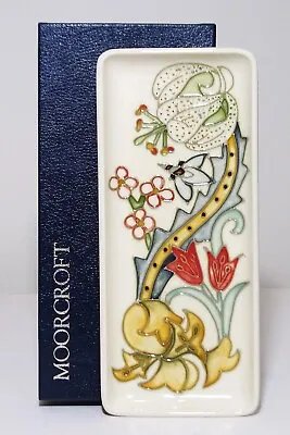 Moorcroft Golden Lily Tray By Rachel Bishop MIB • $92.81