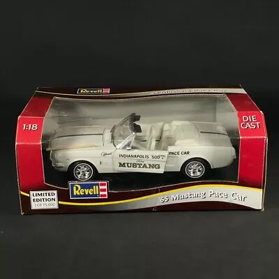 Revell 1:18 White 1965 Mustang Vert Pace Car 1 Of 15000 Limited Edition Nib • $30.71