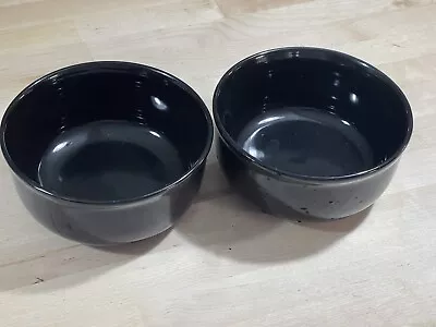 ROYAL NORFOLK-BLACK CEREAL/SERVING BOWL - Micro/Dish Safe EUC - 1 Bowl (Not 2) • $5