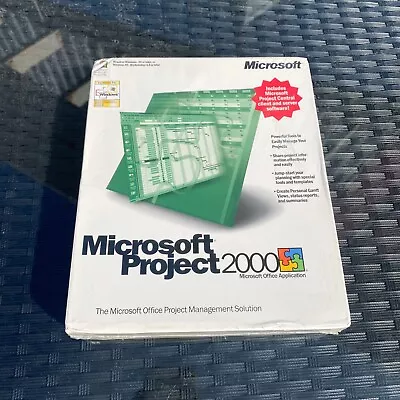 Microsoft Project 2000 Includes Project Central Client And Server Software  • $44