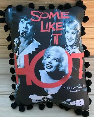 Some Like It Hot Marilyn Monroe Classic Movie Art Pillow Or Star Applique • $1