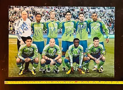 2009 Mls Seattle Sounders Team Signed Soccer Photo Keller Ljunberg Montero Proof • $100