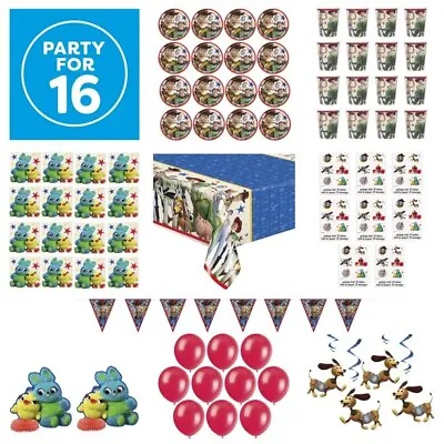 Toy Story Birthday Party Decorations And Tableware Kit For 16 Guests • £24.09