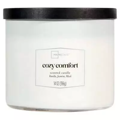 Mainstays 3-Wick Textured Wrapped Cozy Comfort Scented Candle 14 Oz • $6.76