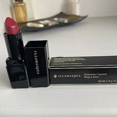 Illamasqua Antimatter Lipstick Shade Spectra Semi-Matte Satin 4.15g RED BNIB NEW • £5