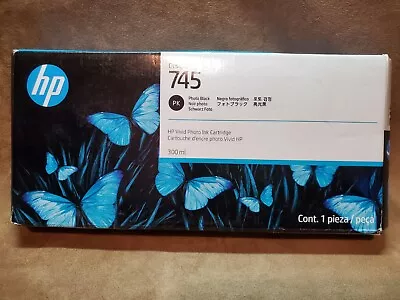 Genuine HP 745 Ink -PHOTO BLACK 300ML / DESIGNJET Z2600 Z5600 (Expires 04/25)New • $59.95