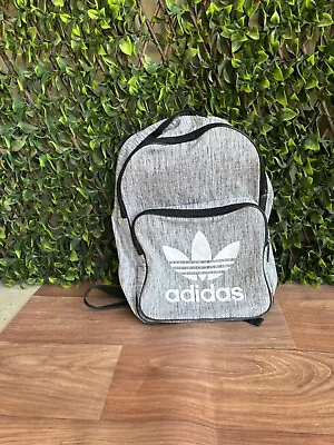Adidas Originals Trefoil Bag / Backpack In Grey Vgc In Like New Cond • $50