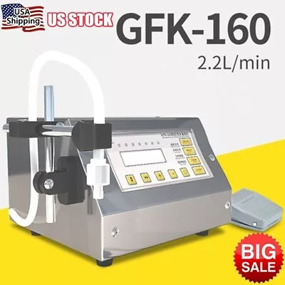 Liquid Filling Machine Automatic Electric Digital Control Bottle Filler 2-3500ml • $94.99