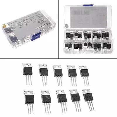 Transistor Assortment Set IRF  Pieces Voltage Regulator Transistor • $19.07