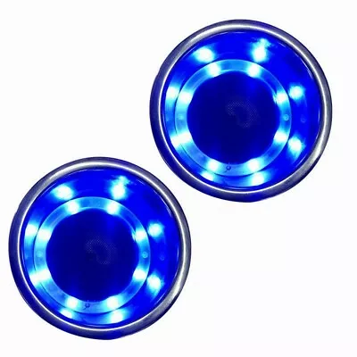 2X Stainless Steel Cup Drink Holder Blue LED Built-in For Marine Boat Truck RV • $19.90