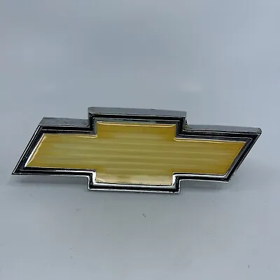 Genuine CHEVROLET YELLOW BOWTIE BADGE METAL Emblem Heavy - Fit Chev Holden RARE! • $45