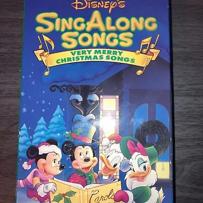 Disneys Sing Along Songs - Very Merry Christmas Songs (VHS 1997) • $2.99