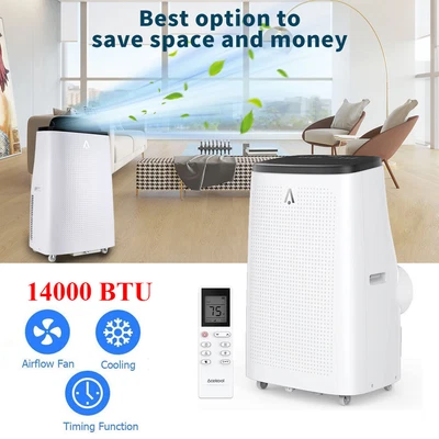 $379.99 • Buy 14000BTU 110V Air Conditioner, Dehumidifier, Fan Portable AC With Remote Control