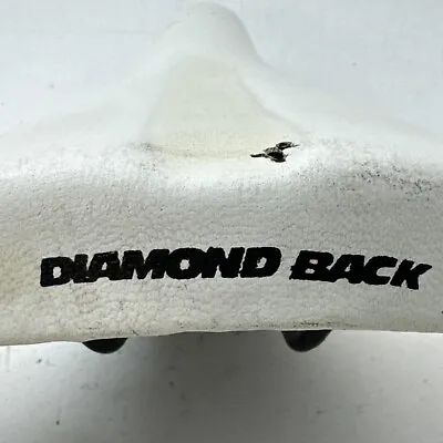 Vintage Diamond Back Saddle Seat Padded 1990s BMX Bike White Velo A29 • $21.59